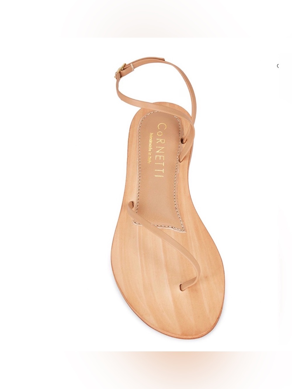 Cornetti nude sandals Italian 40 fits 9- 9.5 new no box